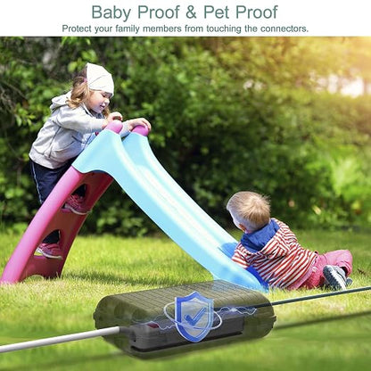 Outdoor Electrical Box, IP54 Waterproof Extension Cord Cover 9 Cable Entry - Image 5