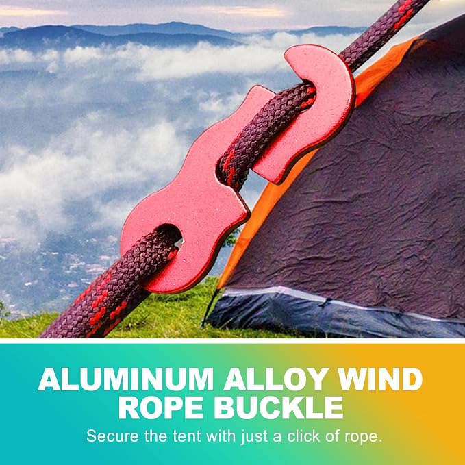 20Pcs Aluminum Alloy Rope/Cable Tensioners & Tie Downs - Image 4