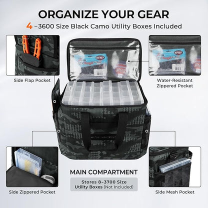 KastKing BaitSpace Fishing Tackle Bag - Image 4