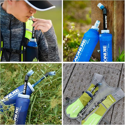 TRIWONDER TPU Soft Folding Water Bottles BPA-Free Collapsible Flask - Image 7