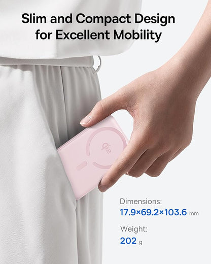 Baseus for MagSafe Portable Charger, Qi2 Certified 15W Wireless Magnetic Power - Image 3