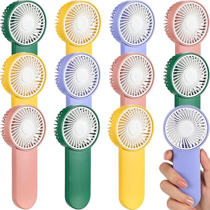 Sumind 12 Pcs Small Personal Portable Fan Mini Handheld Bulk 1 Speed Electric by Sumind