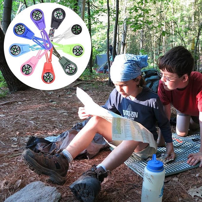 25 Pack Compass for Kids Mini Compasses Bulk Kids Toy Compass for Party - Image 7