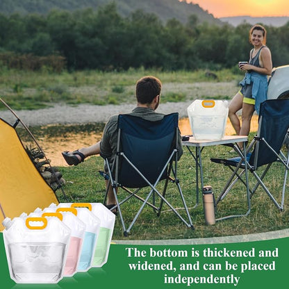 Tessco for you 1 Pcs 1.3 Gallon Collapsible Water Storage Bag Water Container - Image 7