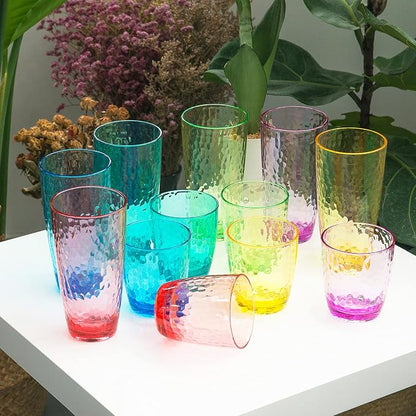 KOXIN-KARLU Hammered 26-ounce Plastic Tumbler Acrylic Glasses - Image 5