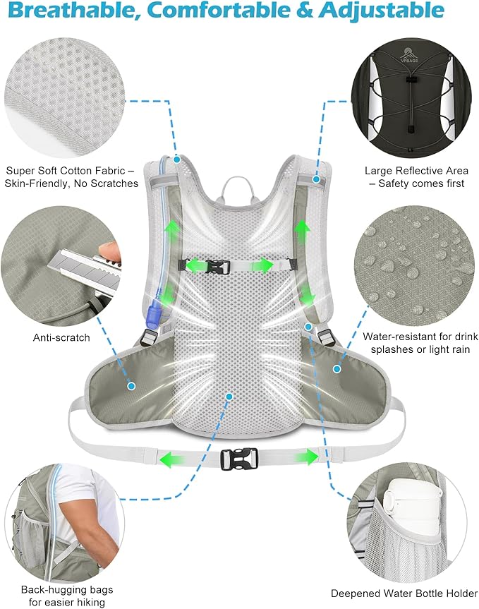 Hydration Backpack with 2L Water Bladder - Image 4
