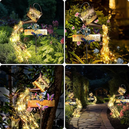 Solar Watering Can Light, Solar Lights Outdoor Decor, Garden Decor Lights - Image 6