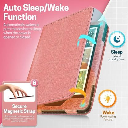 TNP Stand Case with Strap for Kindle Paperwhite 12th Gen 2024 / Kindle - Image 4
