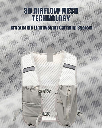 Small Lightweight Hiking Backpack, 3D Breathable Mesh Backpack - Image 3