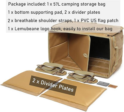 Tactical Camping Storage Bag Utility Tote Bag Camping Kitchen Organizer - Image 4