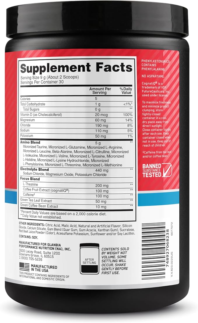 Optimum Nutrition Amino Energy Powder Plus Focus, - Image 10