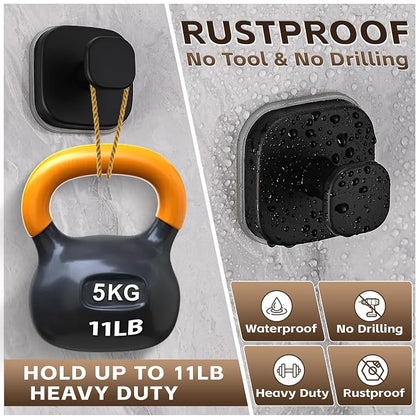 Heavy Duty Reusable Suction Cup Hooks - Image 2