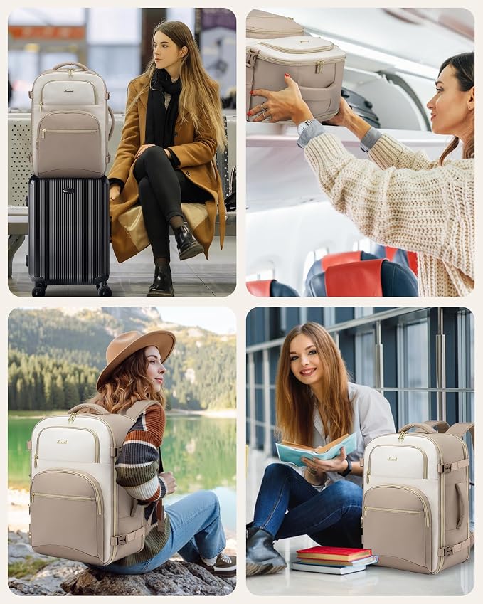 LOVEVOOK Travel Essentials Carry on Backpack 40L Travels Backpack - Image 7