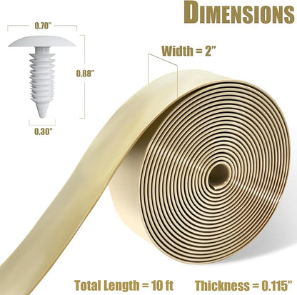 Vinyl Straps for Patio Chair Repair Kit 2'' Wide 10 Ft Long Replacement Straps - Image 2