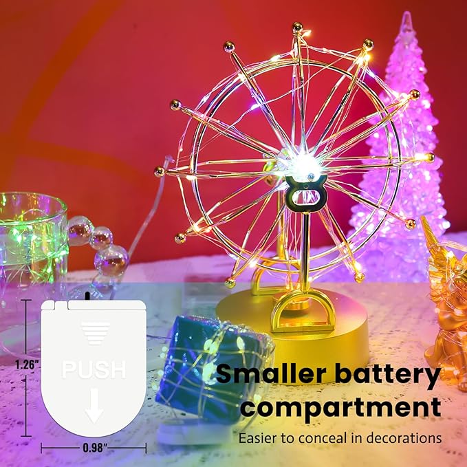 ZSJWL 30 Pack Multicolor Fairy Lights Battery Operated, 7FT 20LED Mini Starry - Image 2