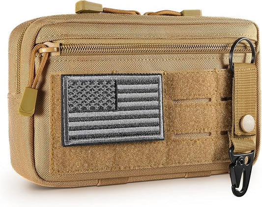 FRTKK Tactical Molle Admin Pouch Utility Laser Cut EDC Tool Pouch Bag by FRTKK
