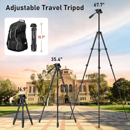 JOILCAN Camera Tripod, Travel Tripods Compatible - Image 6