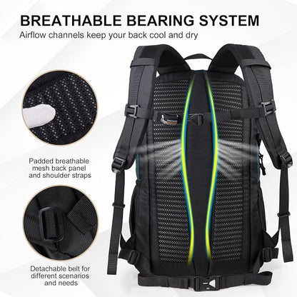 MOUNTAINTOP Hiking Backpack, 30L Camping Backpack, Men Women Hiking Daypack - Image 6