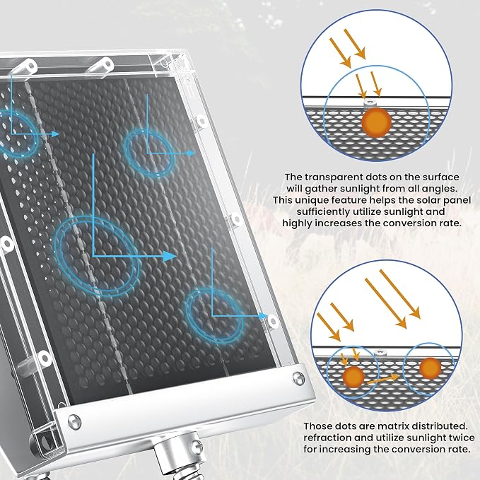 POWOXI 6V Solar Panel for Deer Feeder: 1.5W Waterproof Solar Battery Charger - Image 4