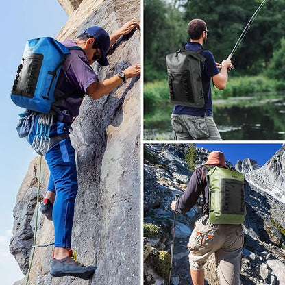 MIER Dry Bag Waterproof Backpack 30L Dry Sack Heavy Duty Roll-Top Closure - Image 6