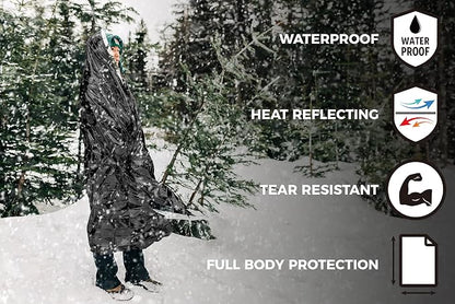 Emergency Mylar Thermal Blanket 4 Pack. Space Blankets - Image 5