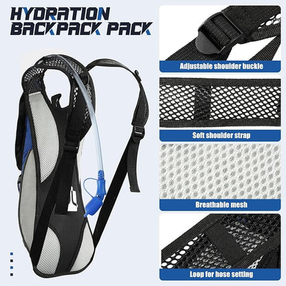 3 Pack Hydration Backpack with 2l Water Bladder, Hydration Pack with Bladder - Image 4