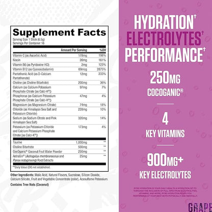 RYSE Hydration Electrolyte Powder Drink Mix Packets - Image 2