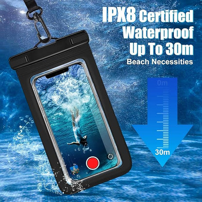 6 Pack Waterproof Phone Pouch IPX8 Universal Waterproof Case Dry Bag Phone - Image 4