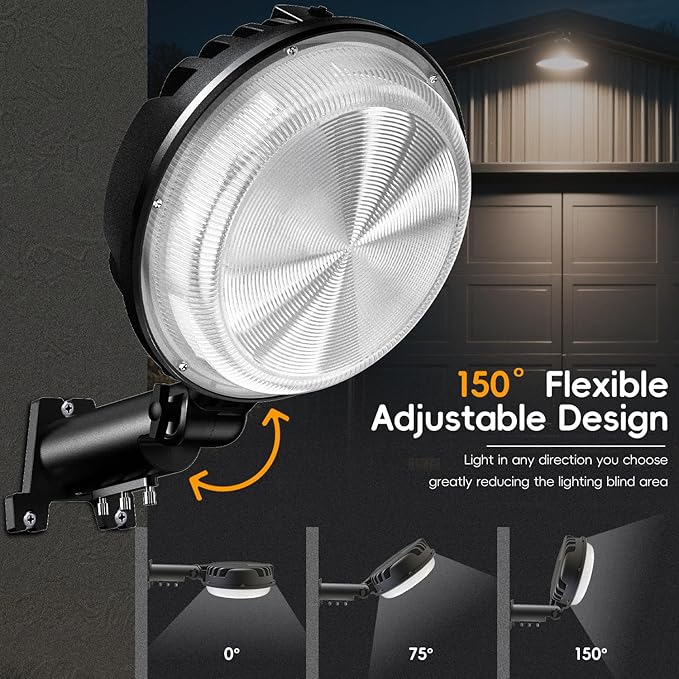 150W 4 Pack 20000LM Dusk to Dawn Outdoor Lighting, LED Barn Lights Outdoor - Image 4
