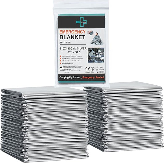 General Medi Emergency Blanket, Emergency Silver Foil Blanket– Perfect by GeneralMedi