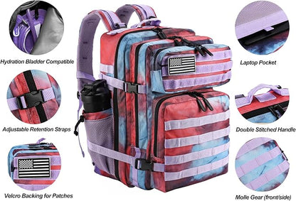 LHI Military Tactical Backpack for Men and Women 45L Army 3 Days Assault Pack - Image 4