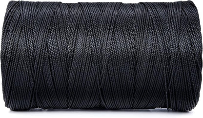 HONGDA Tarred Bank Line Twine, 1920 Feet Nylon Twine #9 Bank Line-Black Nylon - Image 7