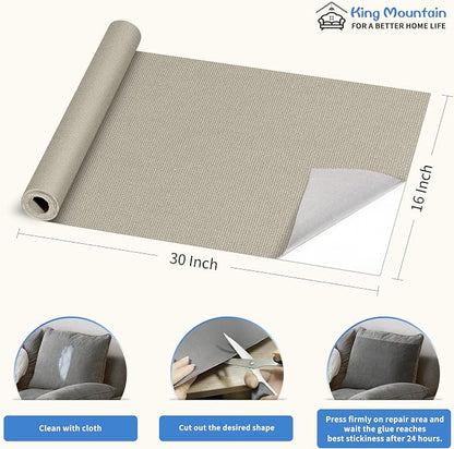 KING MOUNTAIN Canvas Repair Patch 16×30 Inch Self-Adhesive Waterproof Fabric - Image 4