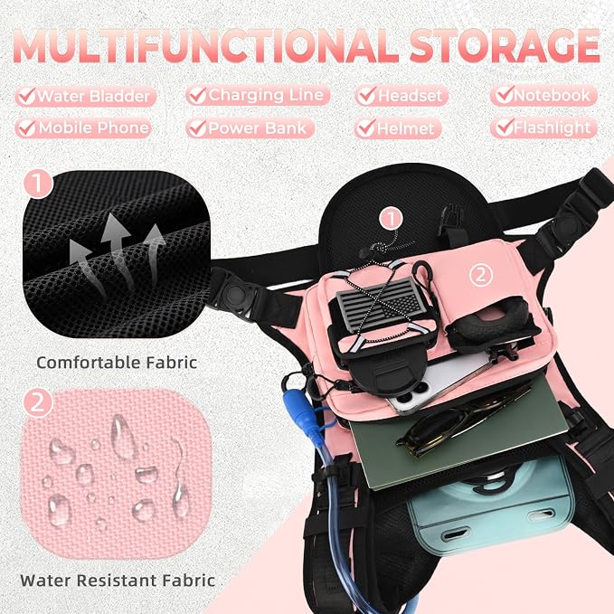 Criuage USA Original Patent Running Hydration Vest Backpack, Lightweight Chest - Image 5