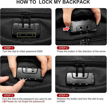 LOVEVOOK Travel Laptop Backpack Waterproof Anti Theft Backpack - Image 3