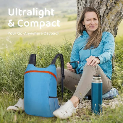 Lightweight and Thin Foldable Backpack, Climbing Bag, Hiking Daypack, 20L - Image 2