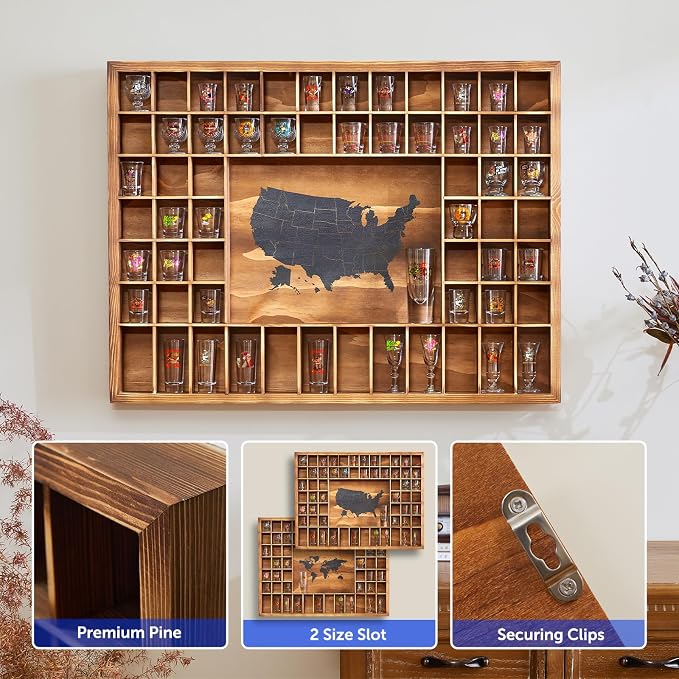 Large Shot Glass Display Case - Image 2