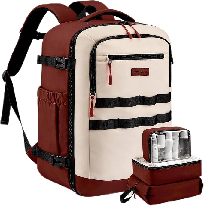 LOVEVOOK 42L Travel Backpack for Women & Men, TSA Approved Carry On Backpack by LOVEVOOK