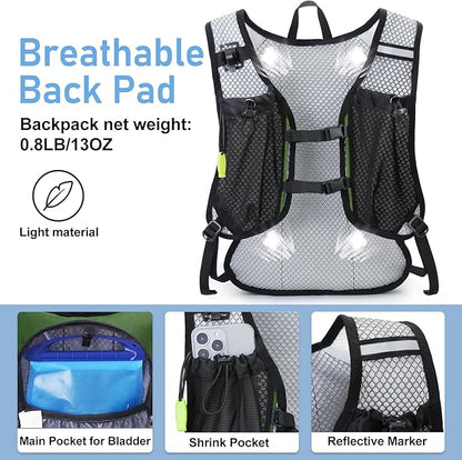 Lightweight Hydration Backpack, Running Backpack - Image 3