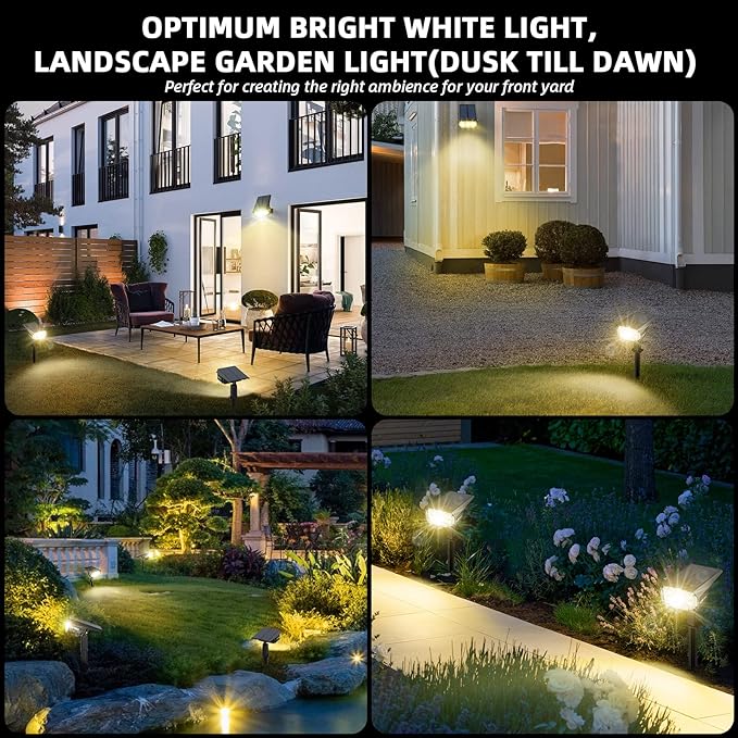 LEREKAM 3 Brightness Modes Solar Outdoor Lights - Image 7