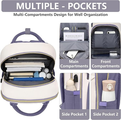 Laptop Backpack for Women Work Bag - Image 3