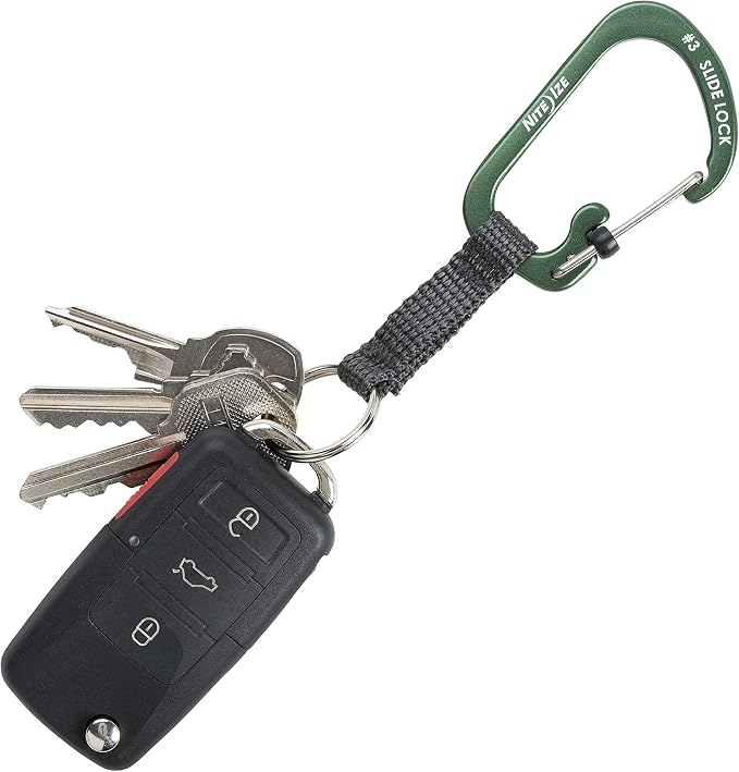 Nite IZE CSLAW3-08-R6 Locking Carabiner Keychain - Image 3