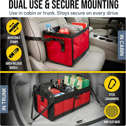 XL Trunk Organizer 3-Section Modular – Extra Large Car Storage - Image 5