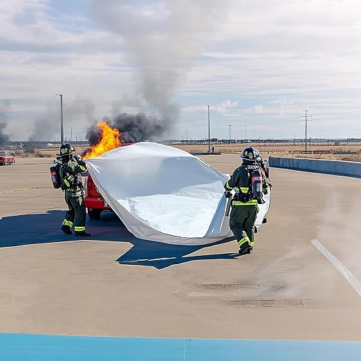 Vehicle Fire Blanket, Emergency Fire Extinguisher Blanket - Image 5