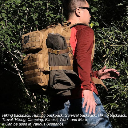 45L Tactical Backpack for Men Women, Military Assault Pack - Image 9