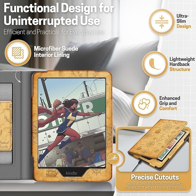 TNP Stand Case for Kindle Paperwhite 12th Generation 2024 / Kindle Colorsoft - Image 9