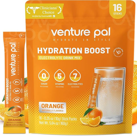 Venture Pal Sugar Free Electrolytes Powder Packets by VenturePal