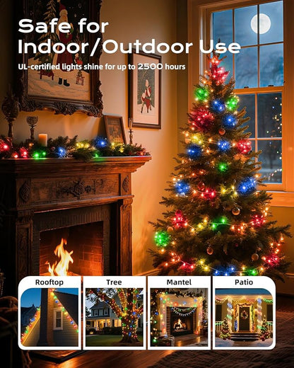 Brightown Multicolor Christmas Mini String Lights, 100-Count 26.5ft - Image 6
