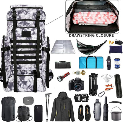 Hiking Backpack for Men 70L/100L Camping Backpack Military Rucksack Molle 3 - Image 4