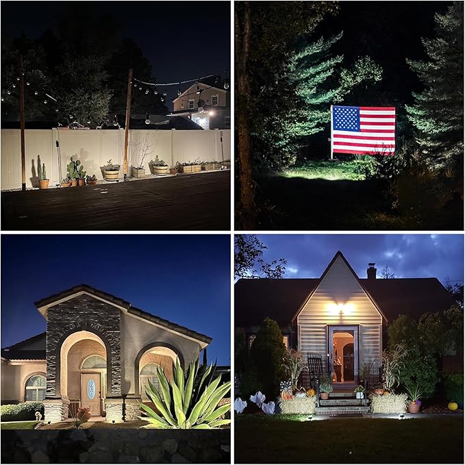 GKGG Solar Lights Outdoor Waterproof IP65, Solar Powered 76 LED 3 Lighting - Image 7